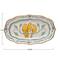 Hello Honey® 12" Multicolor Decorative Ceramic Platter with Painted Bird Design